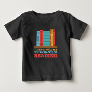 Lesen - 100% Chance zum Lesen eines lustigen Buche Baby T-shirt