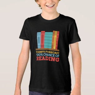 Lesen - 100% Chance zum Lesen eines lustigen Buche Tri-Blend Shirt