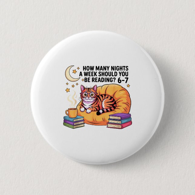 Lesen 67 Meme Englischer Humor 67 Mit Katze Lesen Button (Vorderseite)