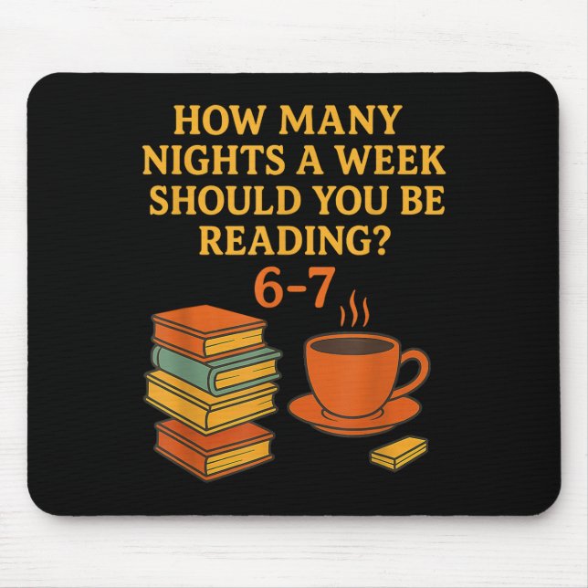 Lesen 67 Meme Englischlehrer Lustig 6 7 Buch Lieb Mousepad (Vorne)