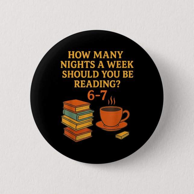 Lesen 67 Meme Englischlehrer Lustig 6 7 Buch Liebe Button (Vorderseite)