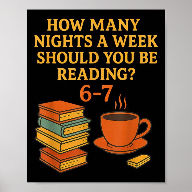 Lesen 67 Meme Englischlehrer Lustig 6 7 Buch Liebe Poster (Vorne)
