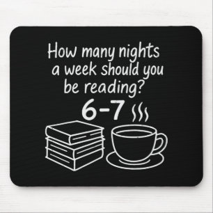 Lesen 67 Six Seven Englischlehrer Buchliebhaber Li Mousepad