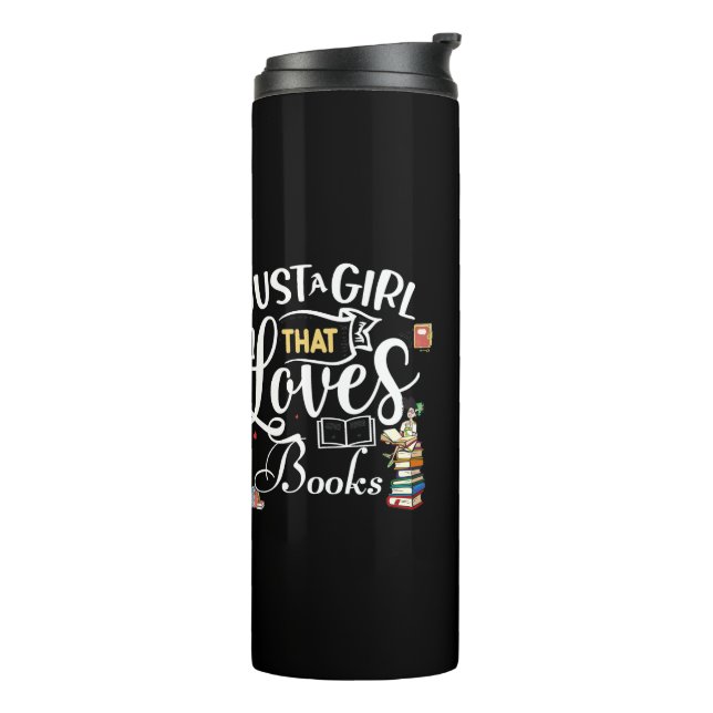 Lesen am Weltbuchtag Thermosbecher (Nach links gedreht)