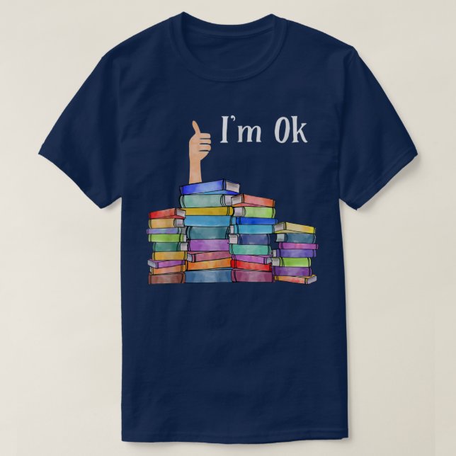 Lesen Buchliebhaber Ich bin Ok National Book Lover T-Shirt (Design vorne)