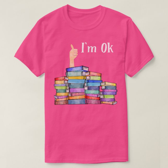 Lesen Buchliebhaber Ich bin Ok National Book Lover T-Shirt (Design vorne)