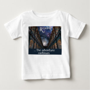 Lesen, das Abenteuer geht weiter Baby T-shirt