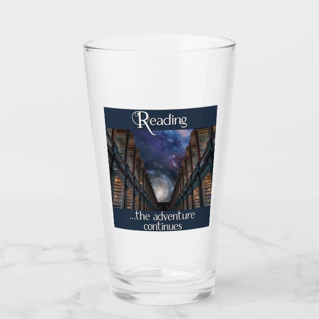 Lesen, das Abenteuer geht weiter Glas (Vorderseite)