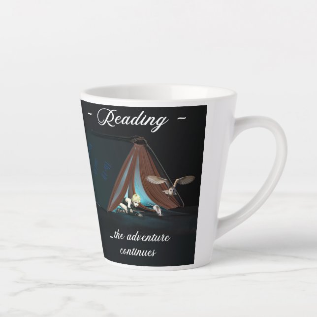 Lesen, das Abenteuer geht weiter Milchtasse (Rechts)