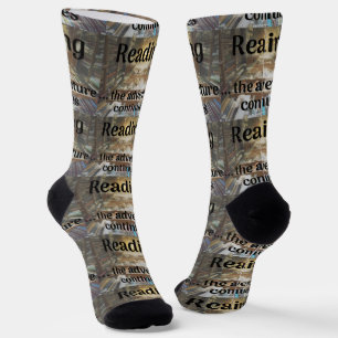 Lesen, das Abenteuer geht weiter Socken
