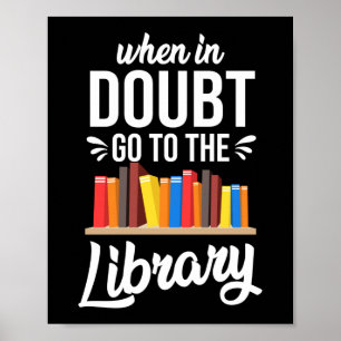 Lesen der Buchliteratur im Zweifelsfall zum Poster