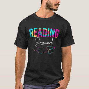 Lesen der Squad-Gefärbte Krawatte-Liebe Lesen des  T-Shirt