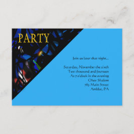 LESEN DER TORAH Bar Bat Mitzvah Party Card Einladung
