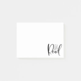 Lesen des Buches Lover Post-it-Hinweise Post-it Klebezettel