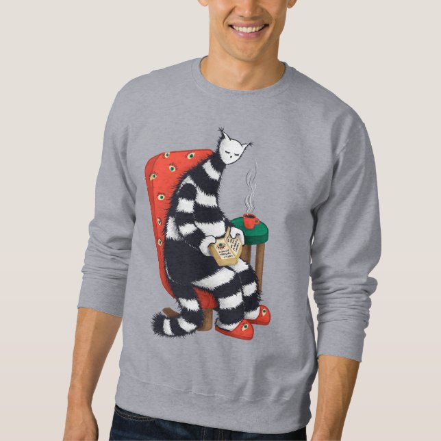 Lesen des Katalogbuches Sweatshirt (Vorderseite)