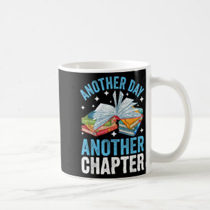 Lesen eines weiteren Tages ein Kapitel Litera Kaffeetasse
