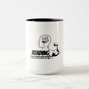 Lesen = Gehirn-Gewinne-Tasse Tasse