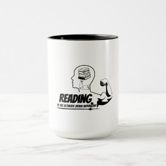 Lesen = Gehirn-Gewinne-Tasse Tasse