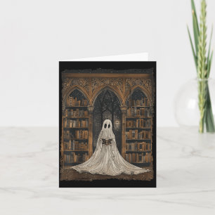 Lesen Geisterbibliothek Halloween Bibliothekar Buc Karte