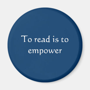 Lesen heißt, es zu ermöglichen/Buchliebhaber/ Lese Magnet