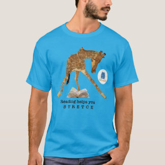 Lesen hilft Ihnen, Giraffe zu STRETCH T - Shirt