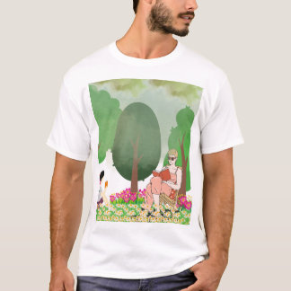 "Lesen in der Stille der Natur T-Shirt