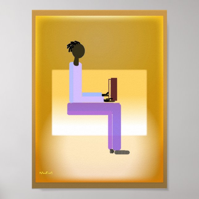 Lesen in Fenster 2 Poster (Vorne)