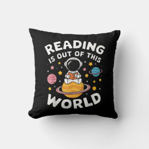 Lesen ist aus diesem Weltraum Kissen
