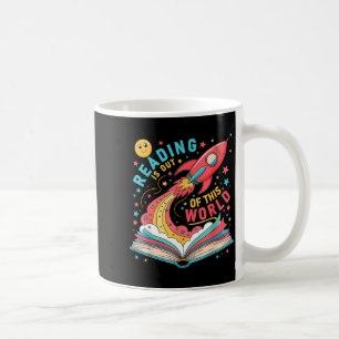 Lesen ist aus dieser Welt Astronaut Weltraum Buch Kaffeetasse