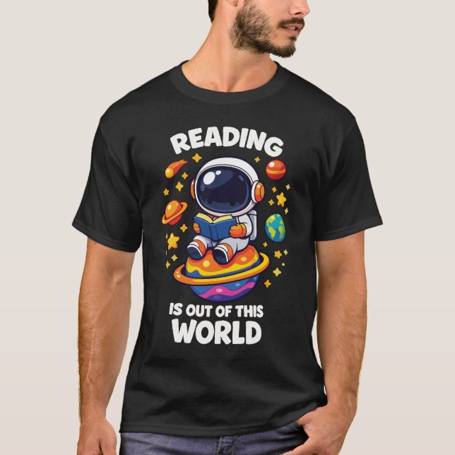 Lesen ist außerirdisch T-Shirt (Vorderseite)