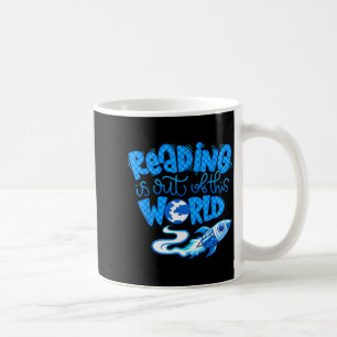 Lesen ist außerirdische Weltraum Bücher Liebhaber Kaffeetasse