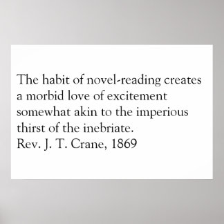 Lesen ist böse. poster