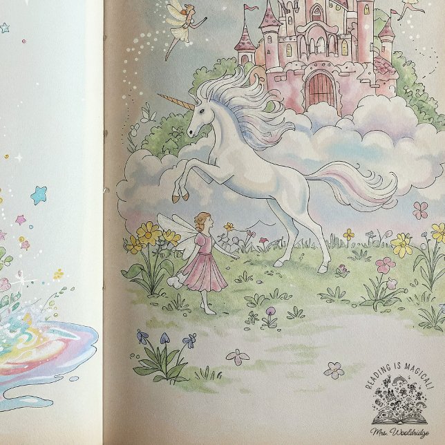 Lesen ist die Fantasie des Magischen Lehrers in de Permastempel (Von Creator hochgeladen)