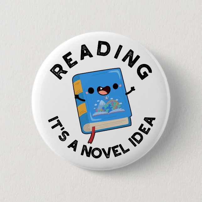 Lesen ist ein neuartiger Ideenschauspielraum Button (Vorderseite)