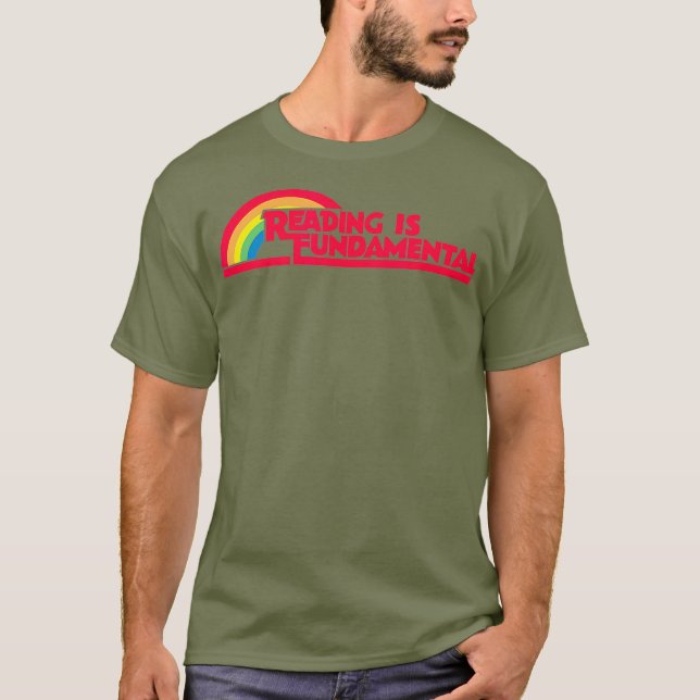 Lesen ist fundamentaler Gay Rainbow T-Shirt (Vorderseite)