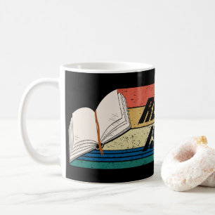 Lesen ist leer - Bücher Vintag lesen Kaffeetasse
