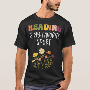 Lesen ist Lieblingssport lustiger Buchliebhaber lu T-Shirt