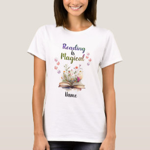 Lesen ist Magische Buchliebhaber Zitat Trendy Whim T-Shirt