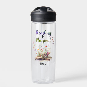Lesen ist Magische Buchliebhaber Zitat Trendy Whim Trinkflasche