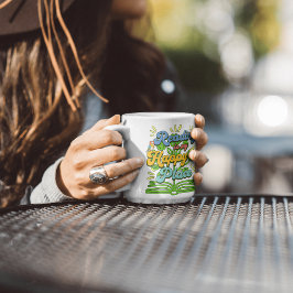 Lesen ist mein glücklicher Ort Bunt Kaffeetasse