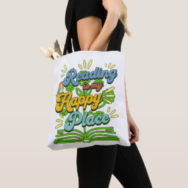 Lesen ist mein glücklicher Ort Bunter Tote