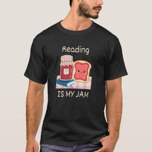 Lesen ist mein Jam Pun Reading Jelly and Toast Chi T-Shirt