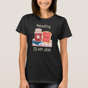 Lesen ist mein Jam Pun Reading Jelly and Toast Chi T-Shirt