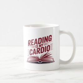 Lesen ist mein kärtliches rotes Buch Lover Kaffeetasse