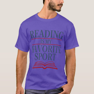 Lesen ist mein Lieblingssport Bücher Lesefreunde T-Shirt