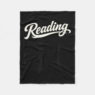 Lesen ist mein Lieblingssport Buchliebhaber Humor Fleecedecke