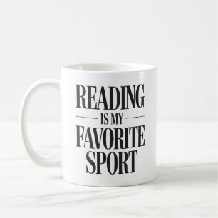 Lesen ist mein Lieblingssport Kaffeetasse