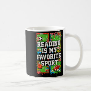 Lesen ist mein Lieblingssport lustiger Introvertie Kaffeetasse