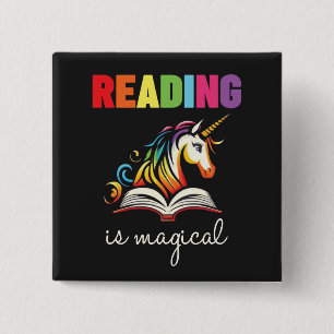 Lesen ist mein Zauberspruch Button