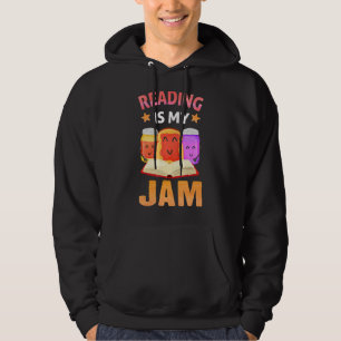 Lesen ist meine Jam Funny Ich Liebe Bücher lesen 1 Hoodie